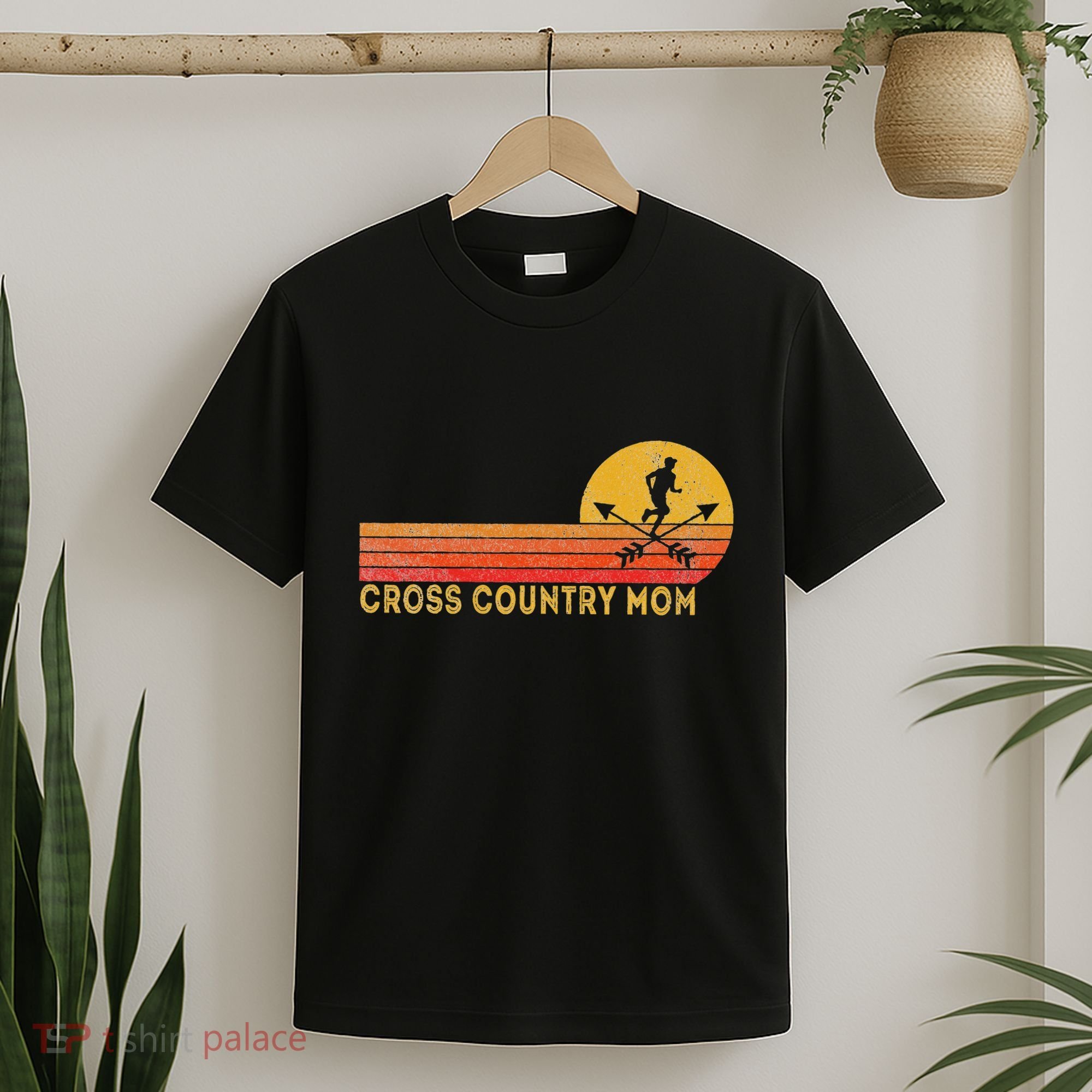 Funny Cross Country Mom Cross Country Running Retro T-Shirt
