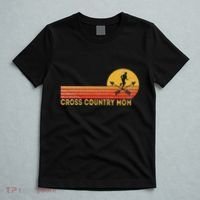 Funny Cross Country Mom Cross Country Running Retro T-Shirt thumb 5