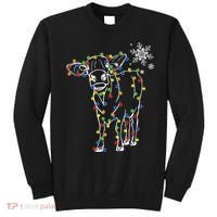 Festive Cow Christmas Light Decoration Sweatshirt thumb 0