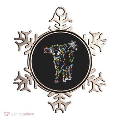 Festive Cow Christmas Light Decoration Ornament