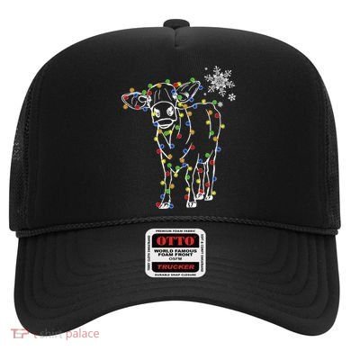 Festive Cow Christmas Light Decoration Hat