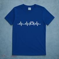 Funny Crabbing Crab Fishing Heart Beat Love Life Mom Dad Gift T-Shirt thumb 5