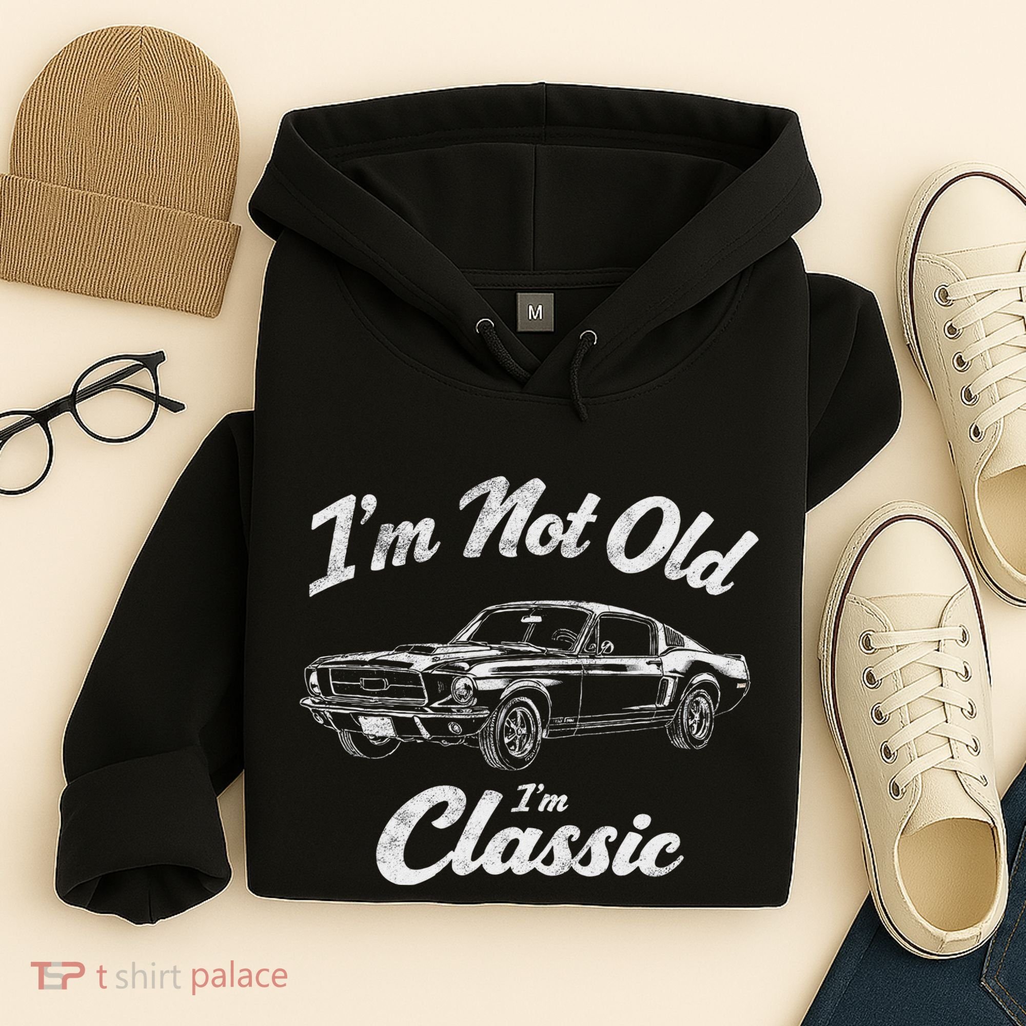 Funny Classic Car Guy Humor Saying For Old Man Enthusiasts Hoodie
