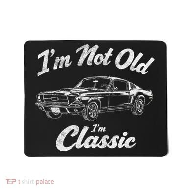 Funny Classic Car Guy Humor Saying For Old Man Enthusiasts Mousepad