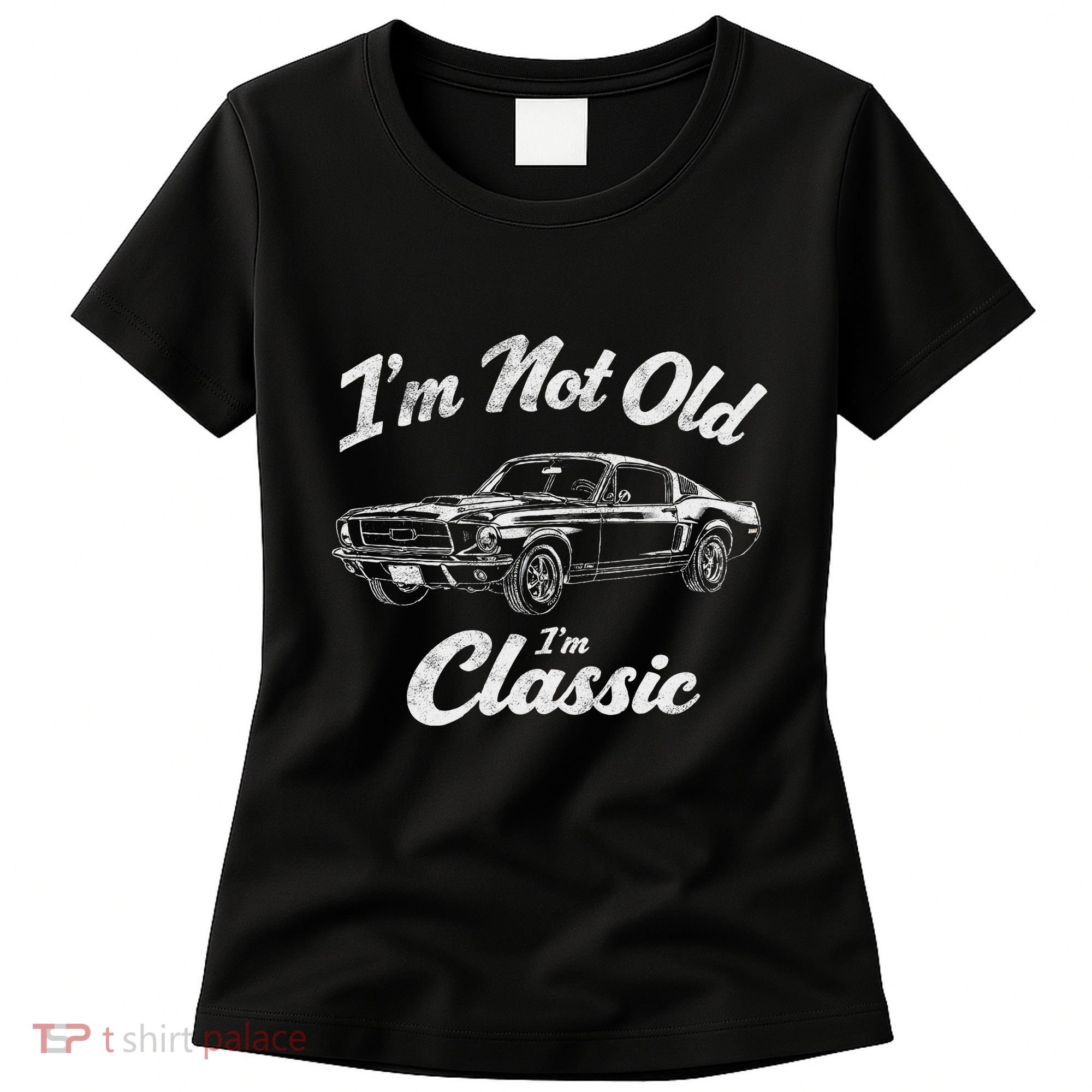 Funny Classic Car Guy Humor Saying For Old Man Enthusiasts Women's T-Shirt