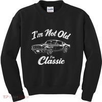 Funny Classic Car Guy Humor Saying For Old Man Enthusiasts Kids Sweatshirt thumb 0