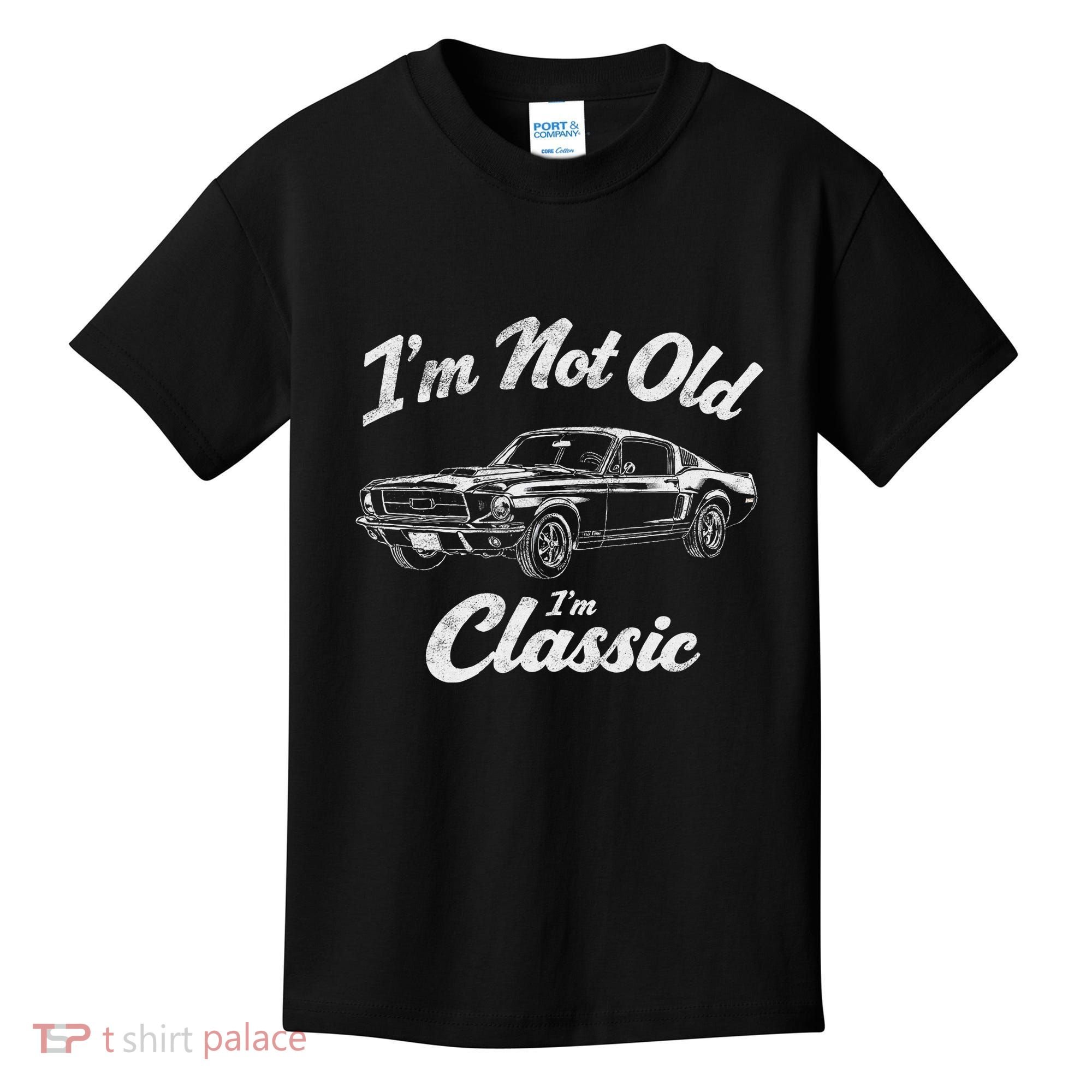 Funny Classic Car Guy Humor Saying For Old Man Enthusiasts Kids T-Shirt