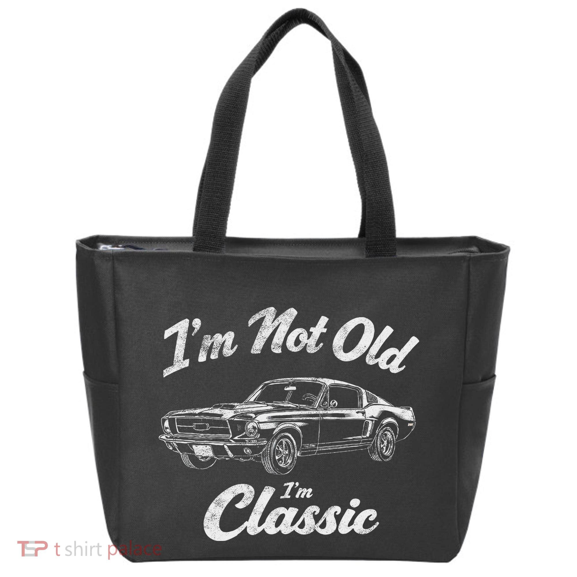 Funny Classic Car Guy Humor Saying For Old Man Enthusiasts Tote Bag