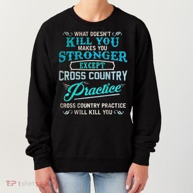 Funny Cross Country Runner Gift For Running Coach Women's Sweatshirt
