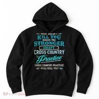 Funny Cross Country Runner Gift For Running Coach Hoodie thumb 0