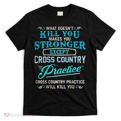 Funny Cross Country Runner Gift For Running Coach T-Shirt