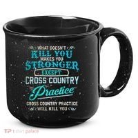 Funny Cross Country Runner Gift For Running Coach 15oz Campfire Ceramic Mug thumb 0