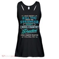 Funny Cross Country Runner Gift For Running Coach Ladies Essential Flowy Tank thumb 0