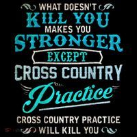Funny Cross Country Runner Gift For Running Coach Tall Long Sleeve Shirt thumb 2
