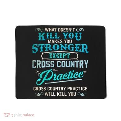 Funny Cross Country Runner Gift For Running Coach Mousepad