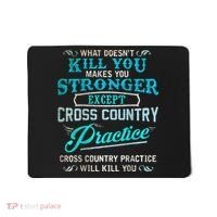 Funny Cross Country Runner Gift For Running Coach Mousepad thumb 0