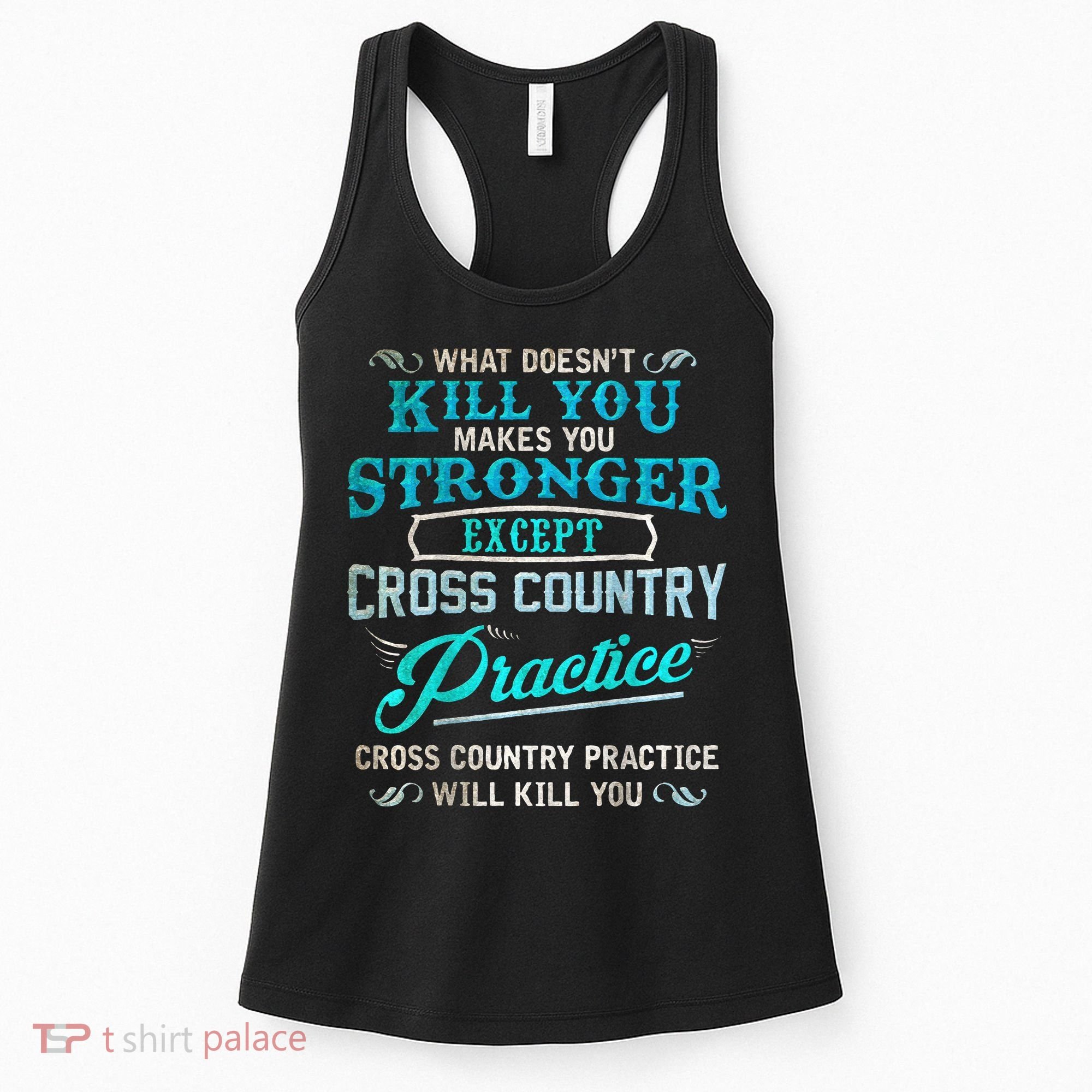 Funny Cross Country Runner Gift For Running Coach Women's Tank Top