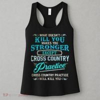 Funny Cross Country Runner Gift For Running Coach Women's Tank Top thumb 3