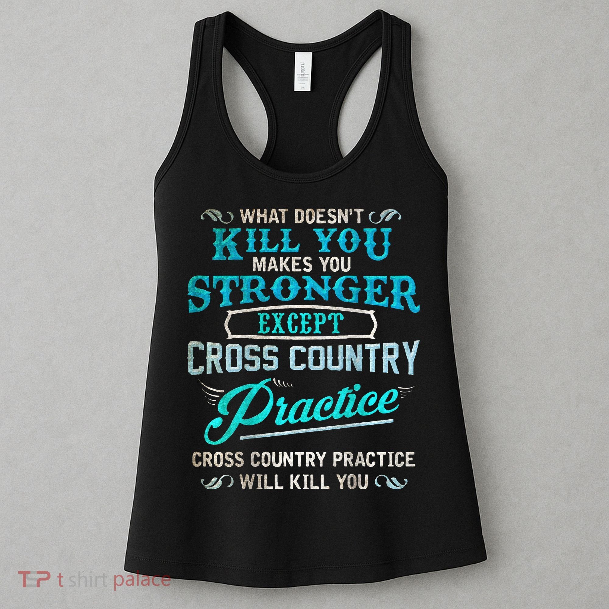 Funny Cross Country Runner Gift For Running Coach Women's Tank Top