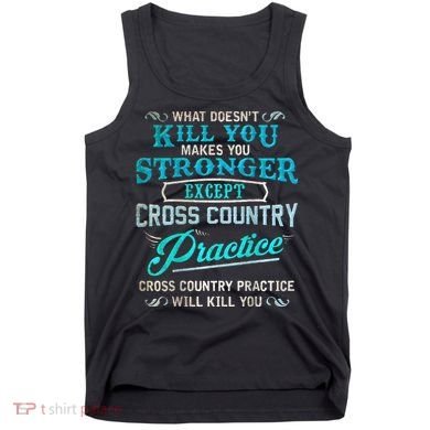 Funny Cross Country Runner Gift For Running Coach Tank Top