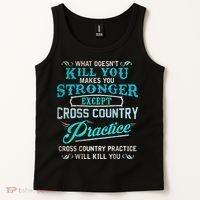 Funny Cross Country Runner Gift For Running Coach Tank Top thumb 2