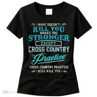 Funny Cross Country Runner Gift For Running Coach Women's T-Shirt thumb 0