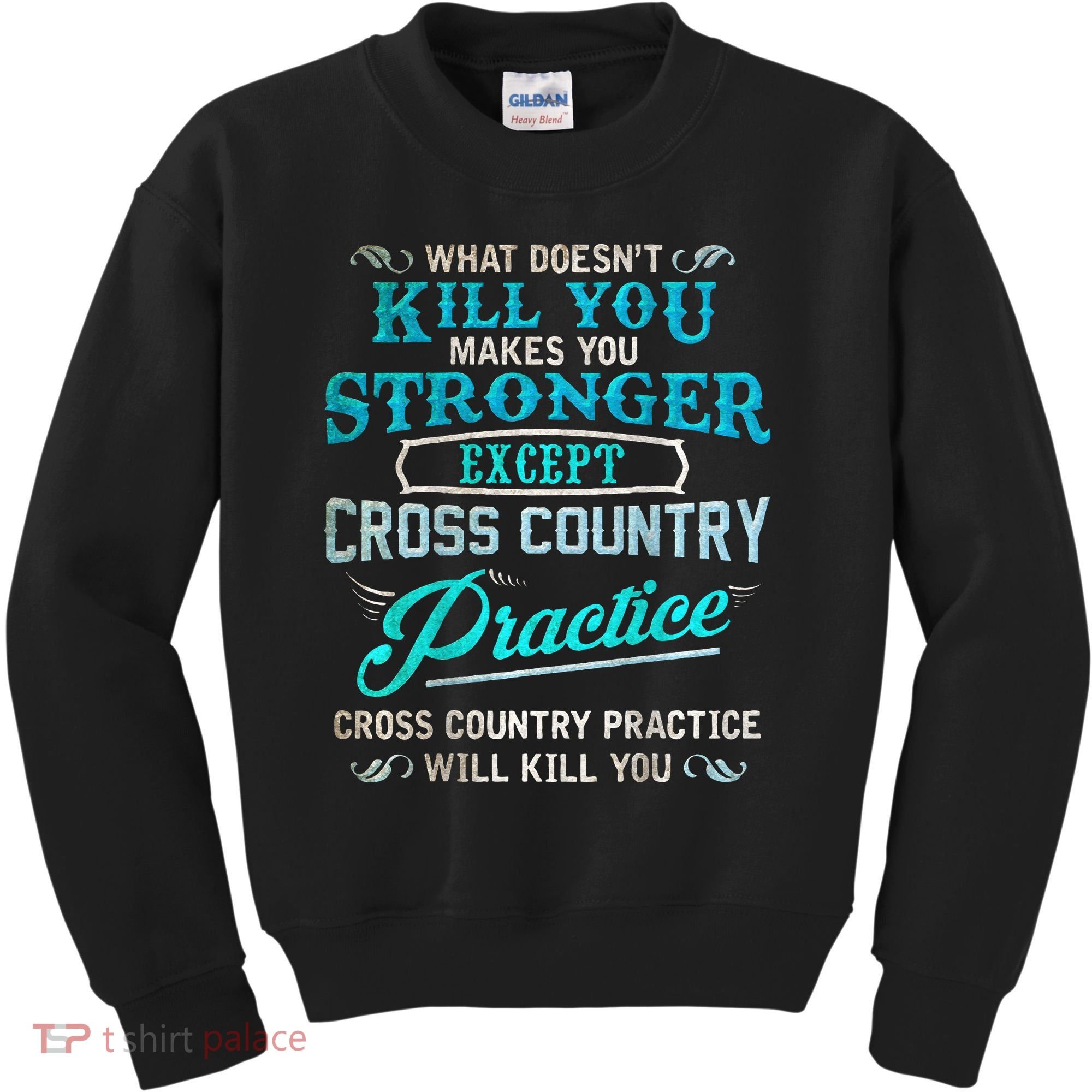 Funny Cross Country Runner Gift For Running Coach Kids Sweatshirt