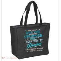 Funny Cross Country Runner Gift For Running Coach Tote Bag thumb 2