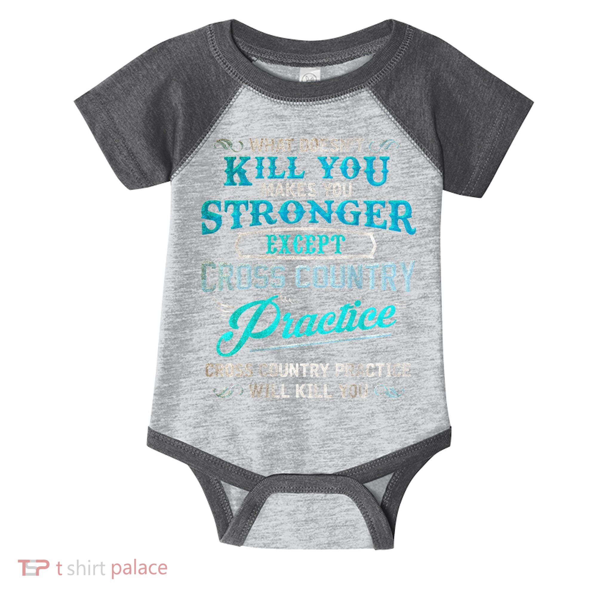 Funny Cross Country Runner Gift For Running Coach Infant Baby Jersey Bodysuit