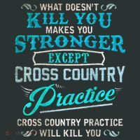 Funny Cross Country Runner Gift For Running Coach Infant Baby Jersey Bodysuit thumb 2