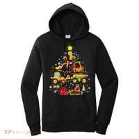 Funny Christmas Construction Vehicles Tree Women's Hoodie thumb 0