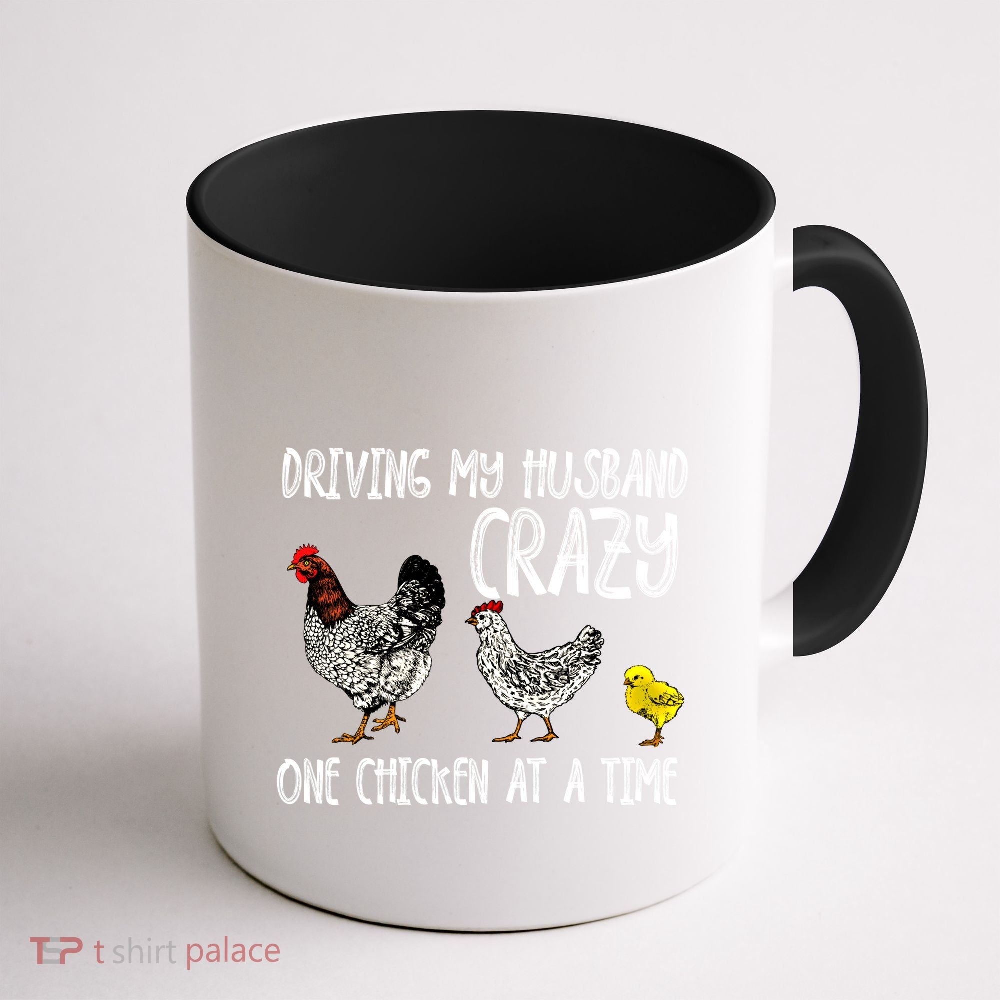 Funny Crazy Chicken Lady Gift For Fowl Animal Lover Gift Coffee Mug