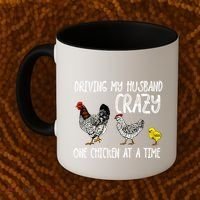 Funny Crazy Chicken Lady Gift For Fowl Animal Lover Gift Coffee Mug thumb 2