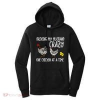 Funny Crazy Chicken Lady Gift For Fowl Animal Lover Gift Women's Hoodie thumb 0