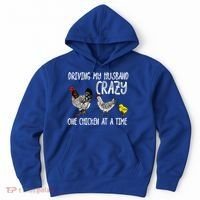 Funny Crazy Chicken Lady Gift For Fowl Animal Lover Gift Hoodie thumb 0