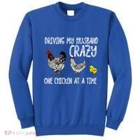 Funny Crazy Chicken Lady Gift For Fowl Animal Lover Gift Sweatshirt thumb 0