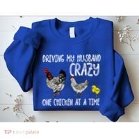 Funny Crazy Chicken Lady Gift For Fowl Animal Lover Gift Sweatshirt thumb 2