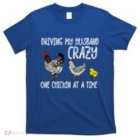 Funny Crazy Chicken Lady Gift For Fowl Animal Lover Gift T-Shirt thumb 0