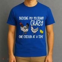 Funny Crazy Chicken Lady Gift For Fowl Animal Lover Gift T-Shirt thumb 3