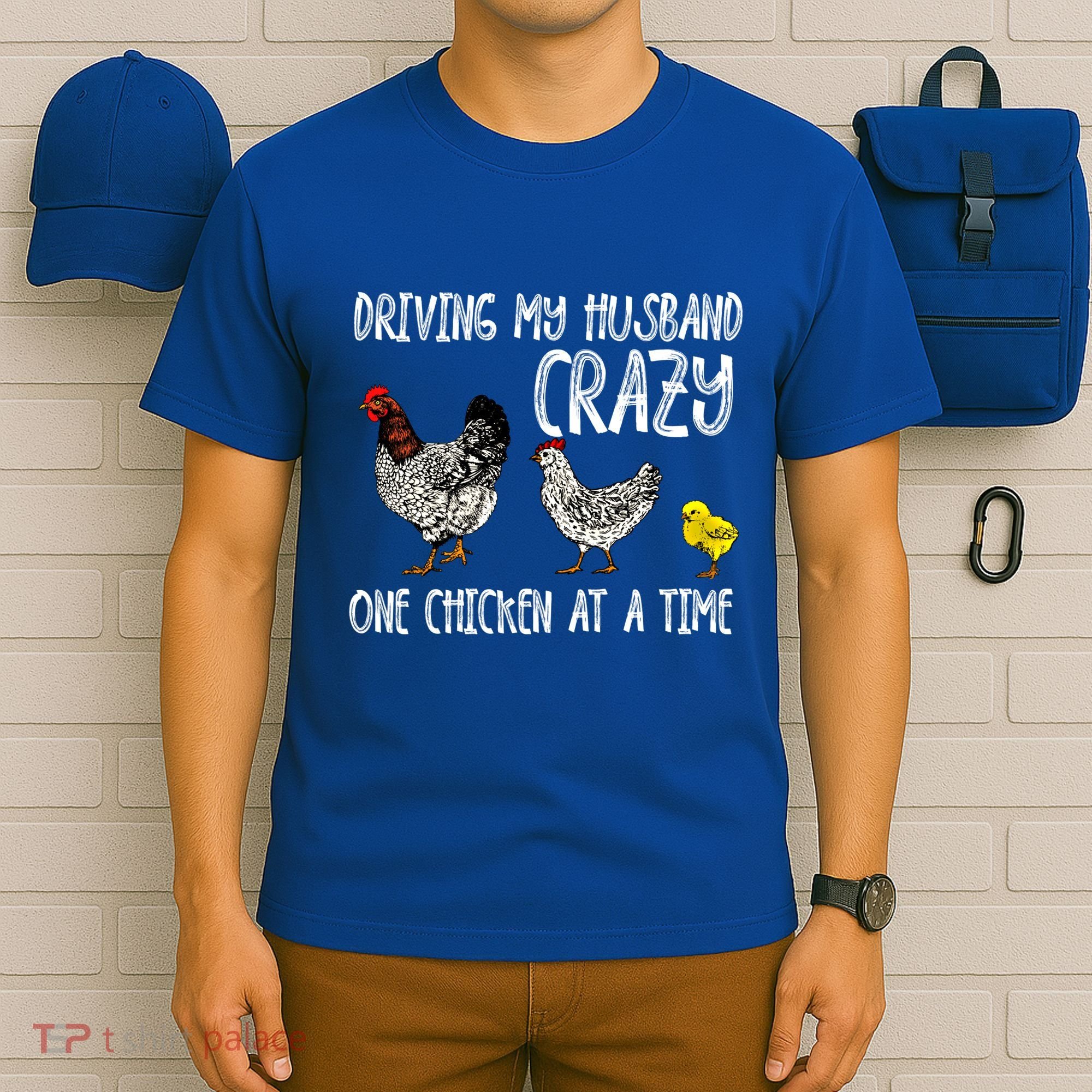 Funny Crazy Chicken Lady Gift For Fowl Animal Lover Gift T-Shirt