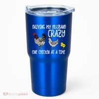 Funny Crazy Chicken Lady Gift For Fowl Animal Lover Gift Tumbler thumb 0