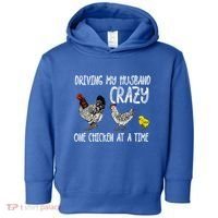 Funny Crazy Chicken Lady Gift For Fowl Animal Lover Gift Toddler Hoodie thumb 0