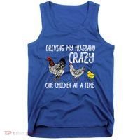 Funny Crazy Chicken Lady Gift For Fowl Animal Lover Gift Tank Top thumb 0