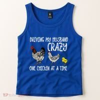 Funny Crazy Chicken Lady Gift For Fowl Animal Lover Gift Tank Top thumb 2
