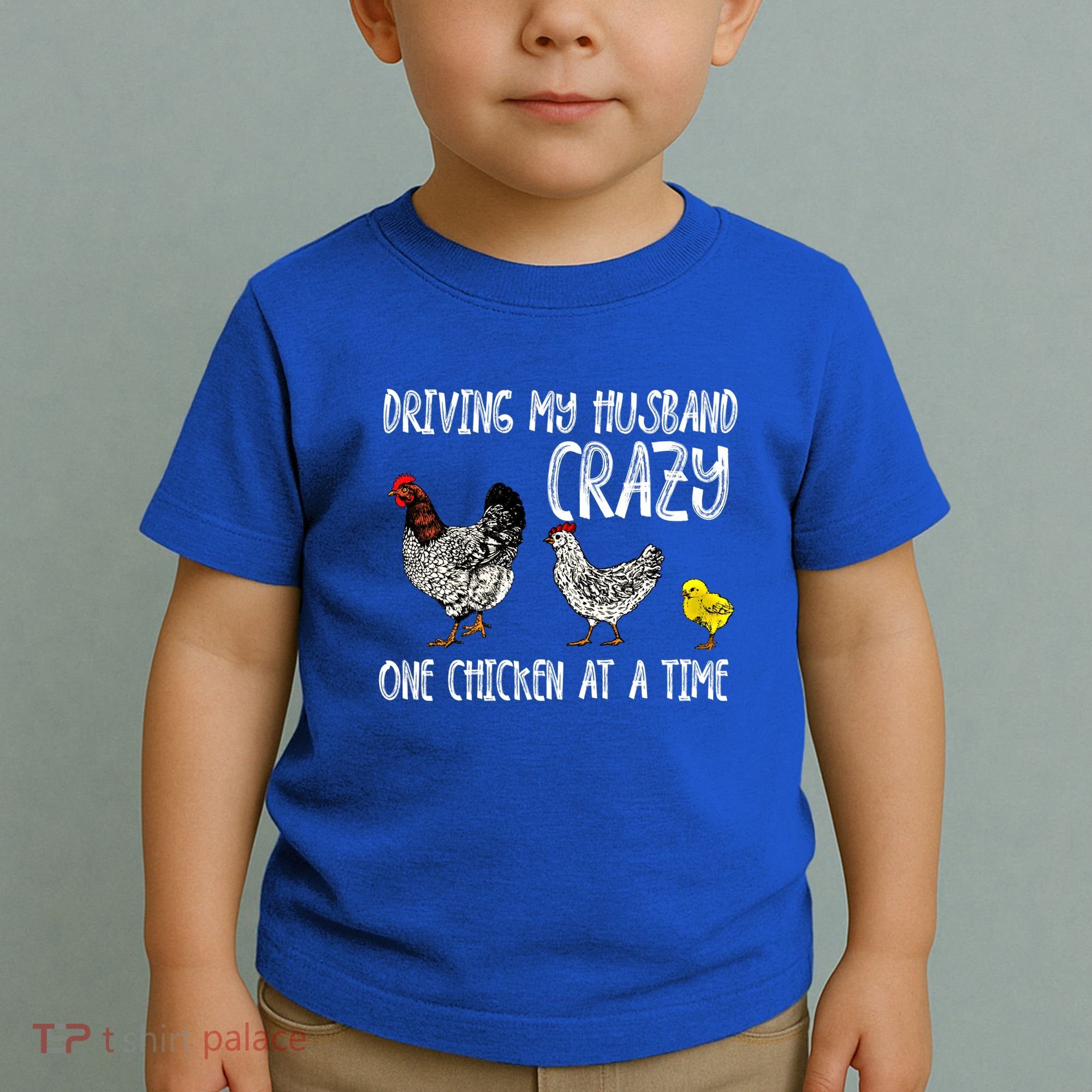 Funny Crazy Chicken Lady Gift For Fowl Animal Lover Gift Toddler T-Shirt