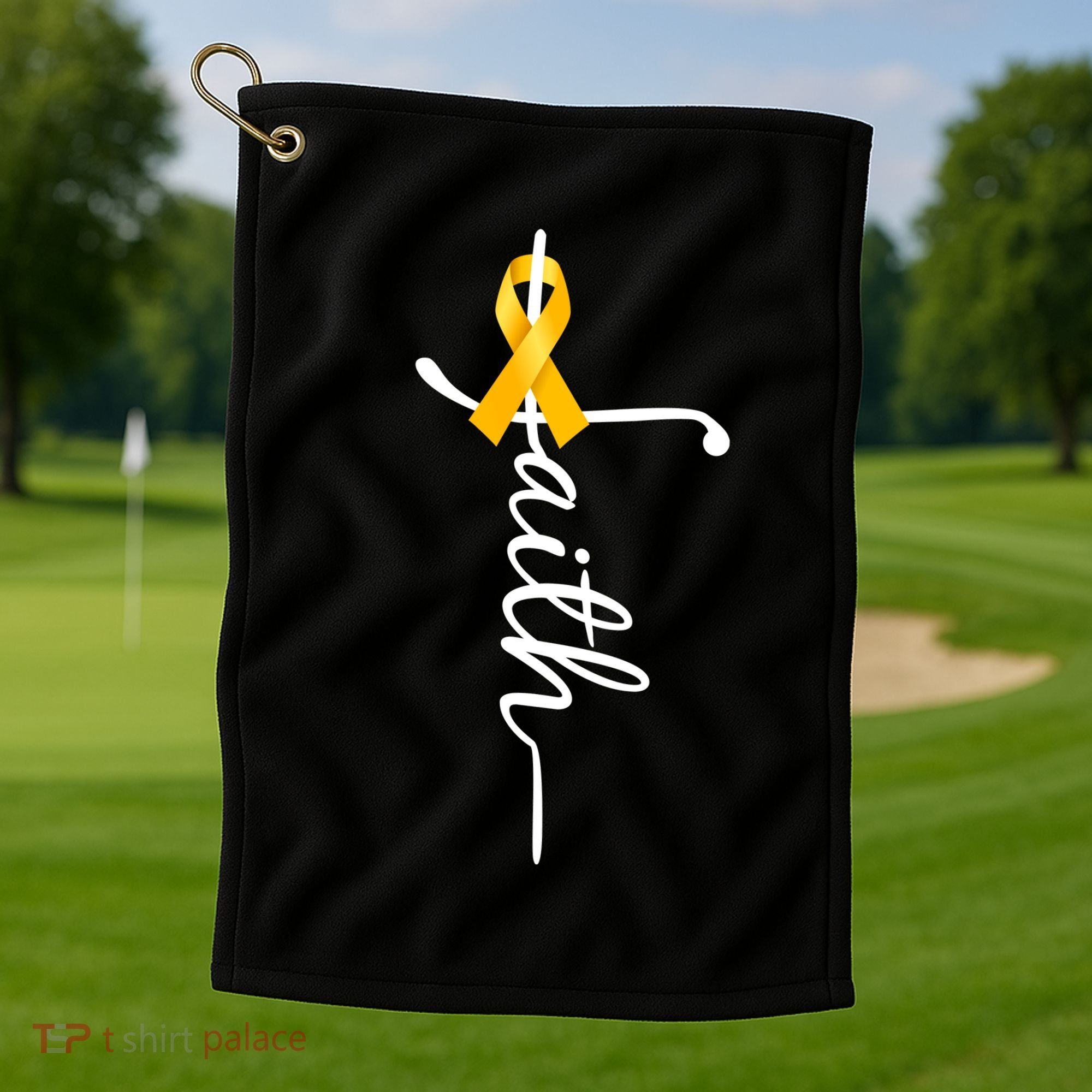 Fath Childhood Cancer Awareness Golf Towel