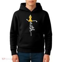 Fath Childhood Cancer Awareness Kids Hoodie thumb 4