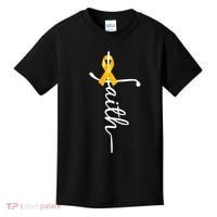Fath Childhood Cancer Awareness Kids T-Shirt thumb 0