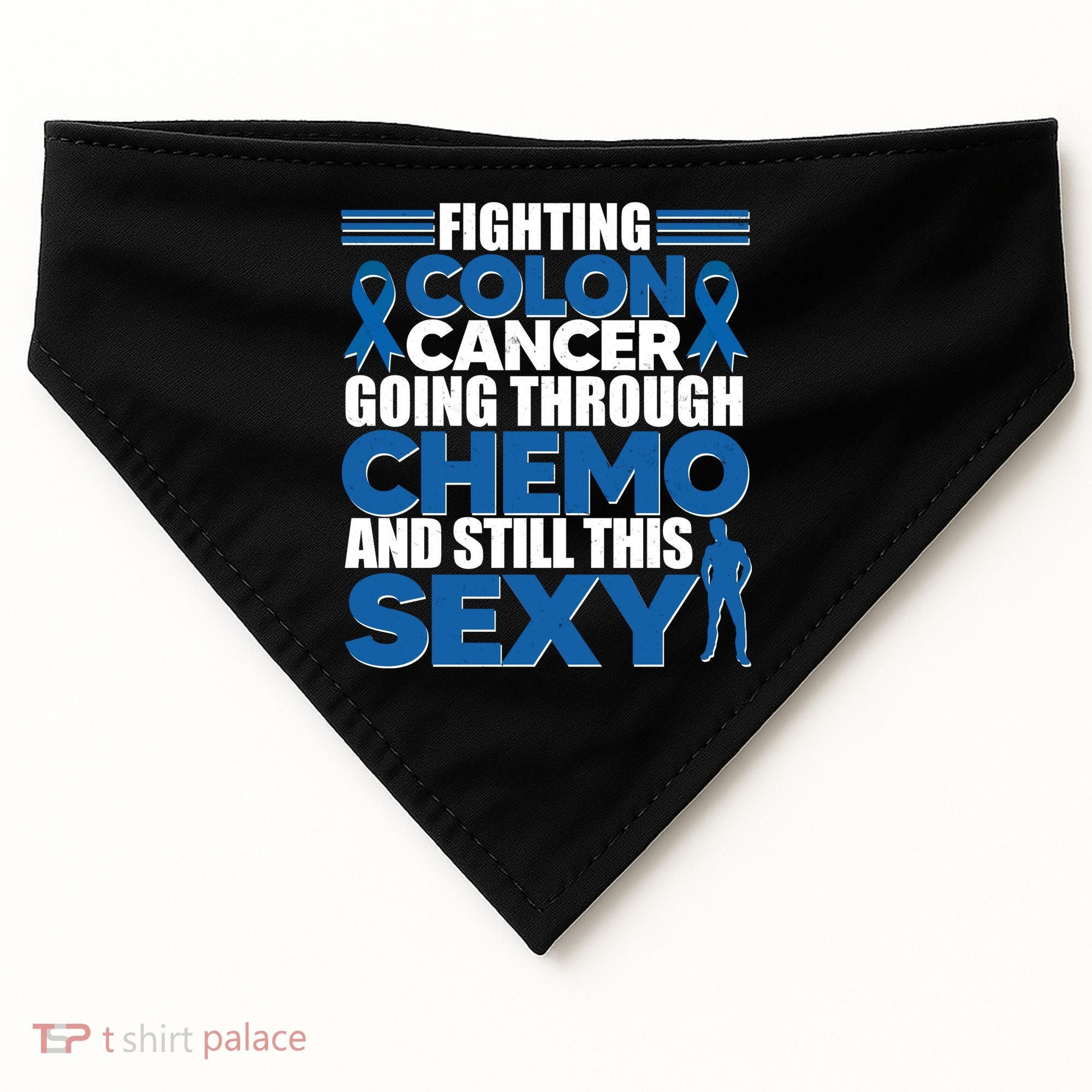 Fighting Colon Cancer Going Through Chemo And Still This Sexy USA-Made Doggie Bandana