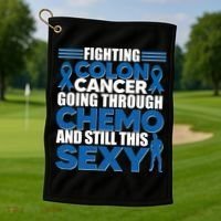 Fighting Colon Cancer Going Through Chemo And Still This Sexy Golf Towel thumb 1